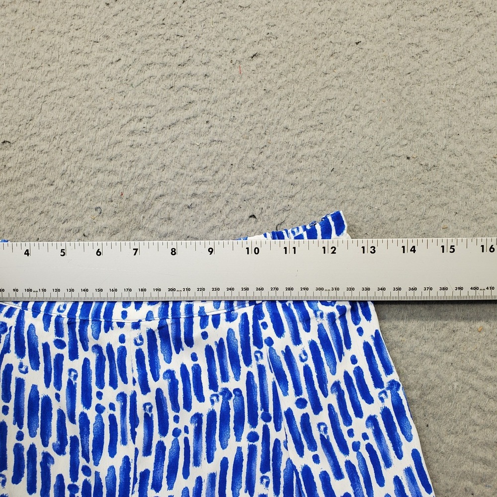Skies Are Blue Palazzo Pants Womens XS Multi-Patterned Pleated Wide Leg Side Zip - Picture 6 of 10